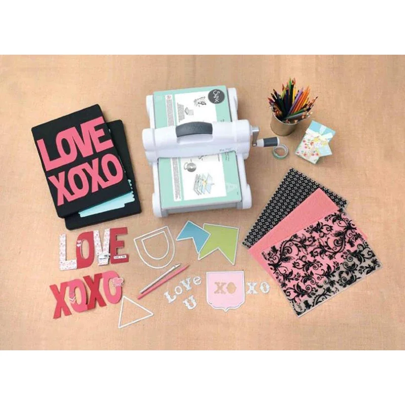 

Cutting Machine Mental Scrapbooking Cutter Die Cuts Embossing Dies Paper Card Steel Die-Cut Embossing Machine DIY Craft Tool