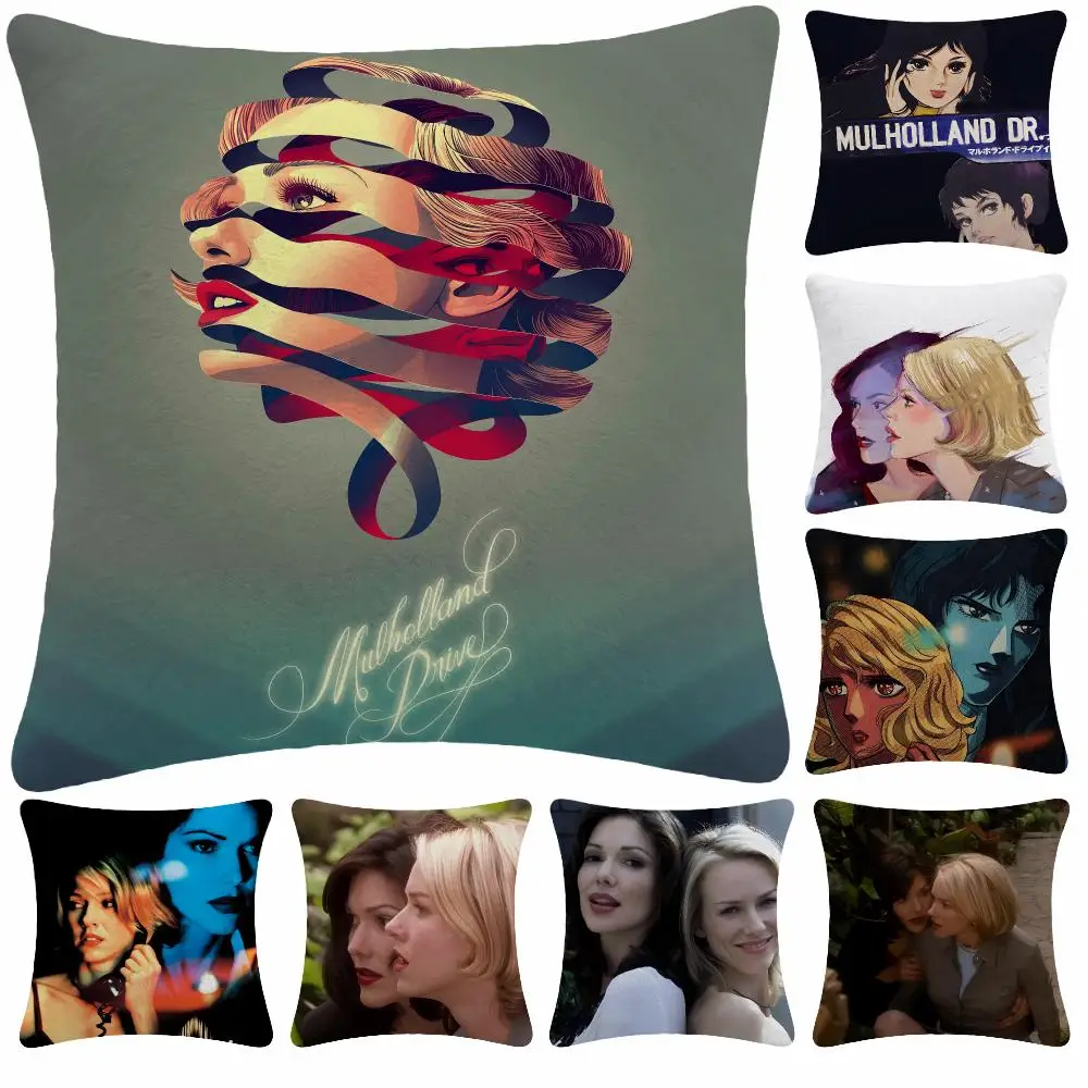 Movie Cinema Classic M-Mulholland Drive Cushion Cover Soft Plush  throw pillow Sofa Bedroom Living Room Car Dorm Home Decor Gift
