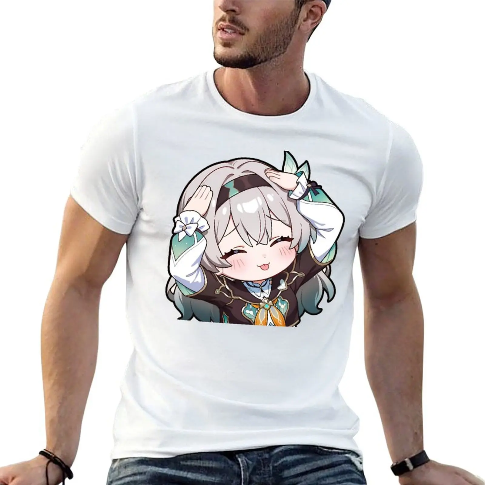 Firefly Cute Chibi honkai star rail Meme Hotaru Ver06 Firefly Star Rail Sticker T-Shirt