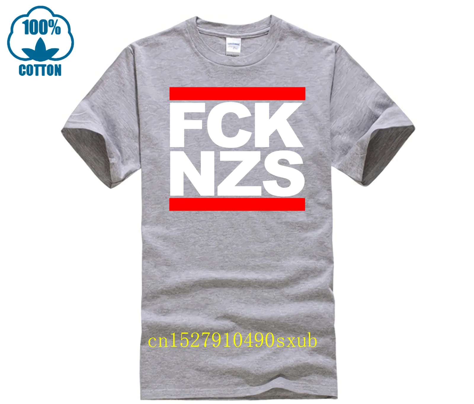 tshirt FCK NZS casual o neck loose summer T shirt for men