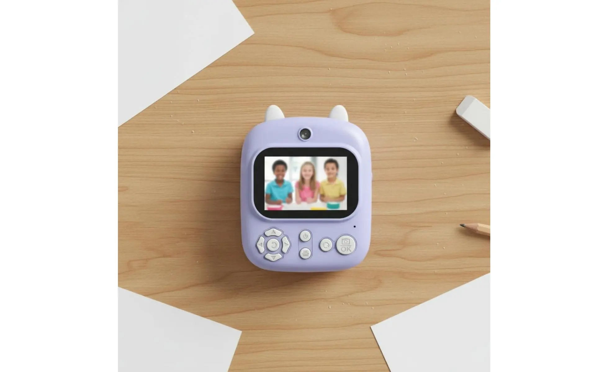 Kids Instant Camera High-Definition Twin Lens Print Camera Multifunctional Thermal Printing for Party Kids Instant Camera High-Definition Twin Lens Print Camera Multifunctional Thermal Printing for Party