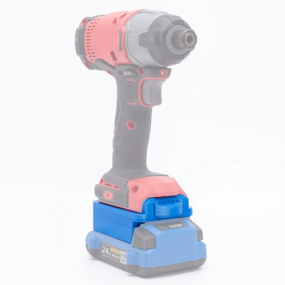 

Converter Adapte For Kobalt 24v Max Lithium Ion to Stanley / Craftsman V20 Tools Converter (without battery and tool)