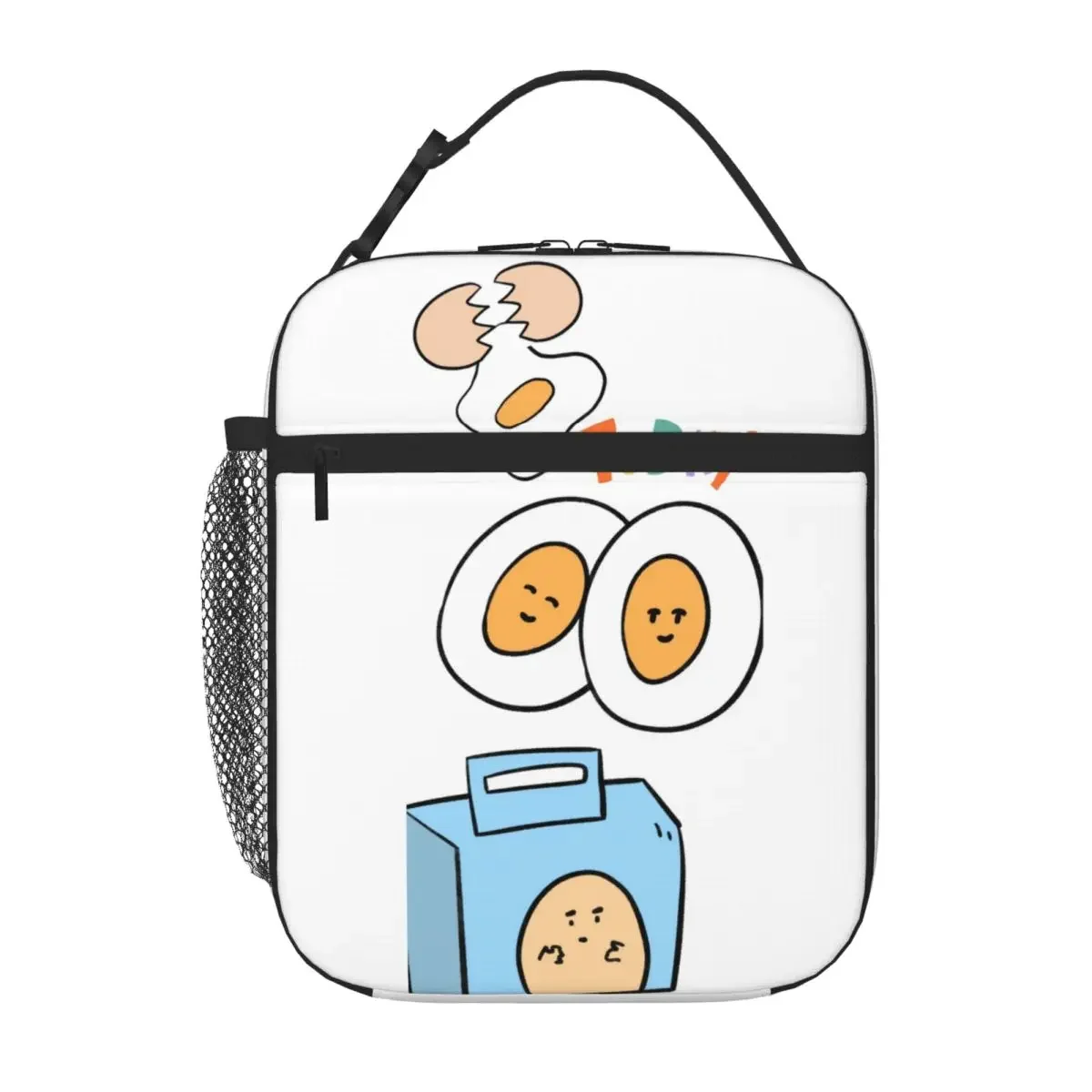 

Cartoon trend student portable insulated lunch bag, suitable for outdoor travel, school or work portable bento bag