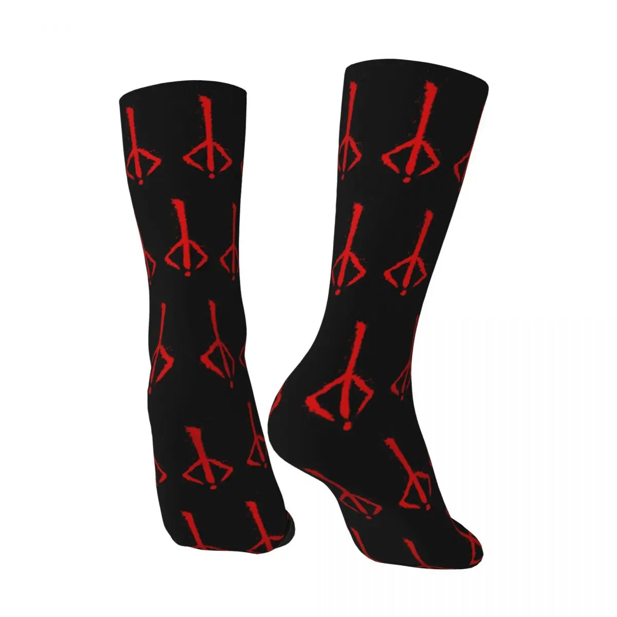 All Seasons Bloodborne - Hunter Rune Socks Harajuku Sport Middle Tube Socks Sweat Absorbing Stockings for Men Women