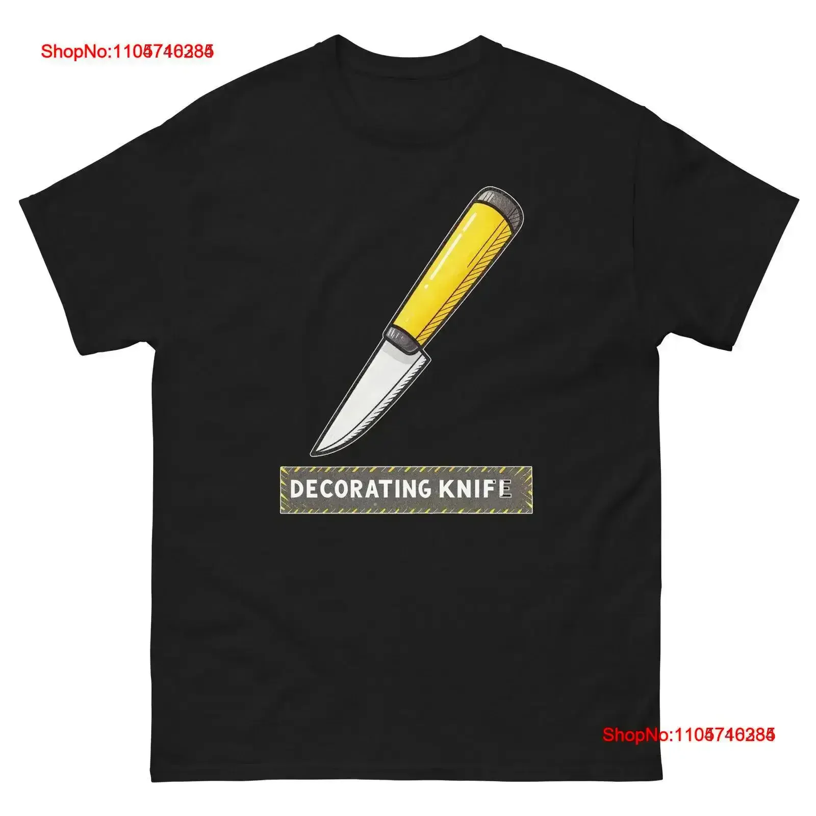 Decorating Knife Kitchen Home Cooking Culinary Utensil T Shirt vintage Washed Breathable Casual Stretched streetwear Soft