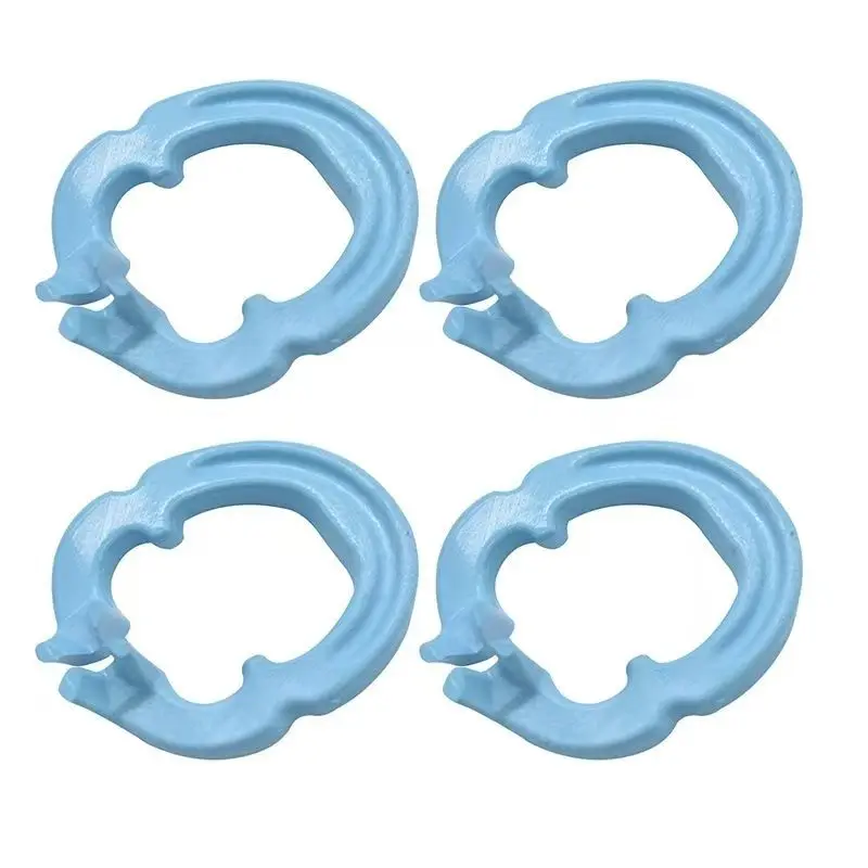 

4Pcs/Box Dental Rubber Dam Clamps Autoclavable 135℃ Peek Barrier Clips Large/ Small Resin Material Dentist Tools Dentistry Lab