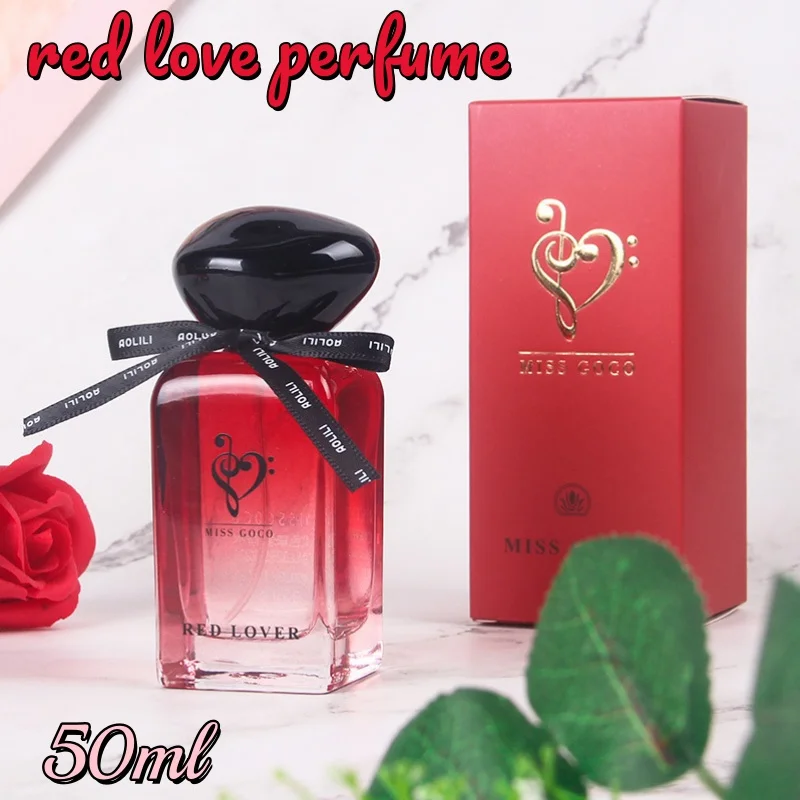 

Red Love Women's Perfume Floral and Fruity Fragrance Long-lasting Fragrance Fresh Elegant Romantic Sweet and Confident 50ml