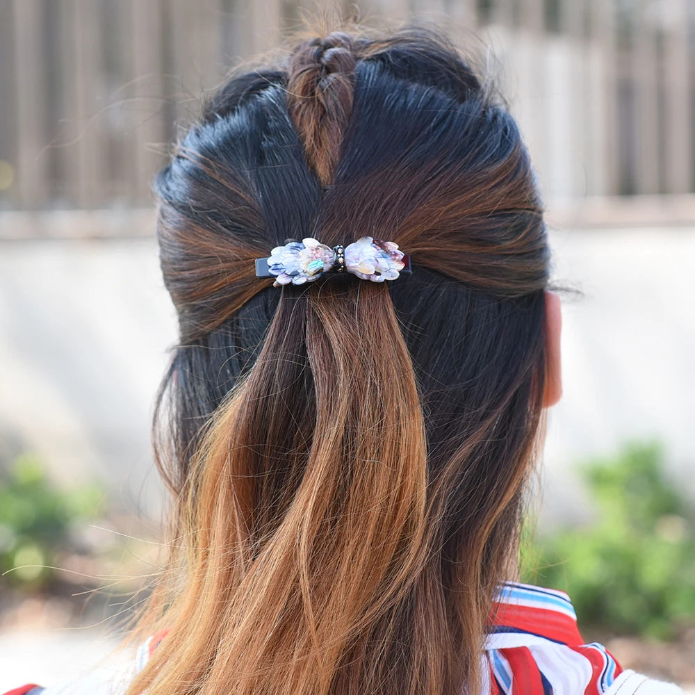 Women Headwear Small Size Korean Cute Hair Clip Bow Hair Barrette Fashion Rhinestone Hair Accessories For Women