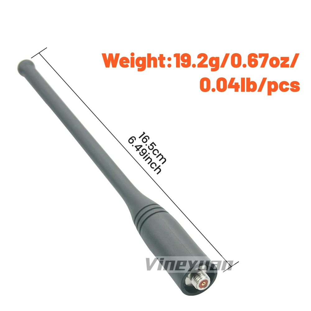 NEW 16.4CM/6.45inch Long Antenna UHF 400-470MHz Walkie Talkie Antenna For Motorola Mag One A10 A10D A12 A12D Two way Radios