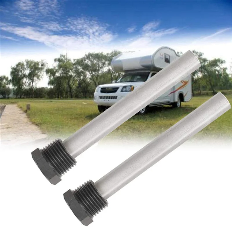 ABGR-RV سخان المياه قضيب الأنود المغنيسيوم لسخانات Atwood ، 8 حزمة 1/2 بوصة NPT RV خزان الماء الساخن الأنود قضيب لسخان RV