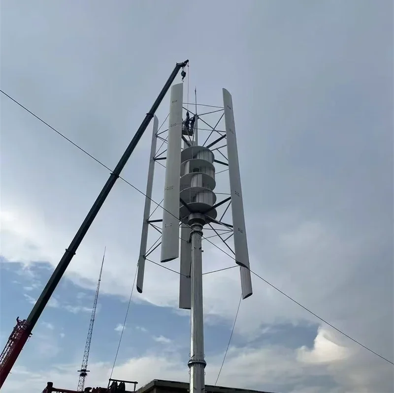 Complete Unit Generator 100Kw Hybrid Energy Manufacturers Systems Vertical Axis Wind Turbine - view 6
