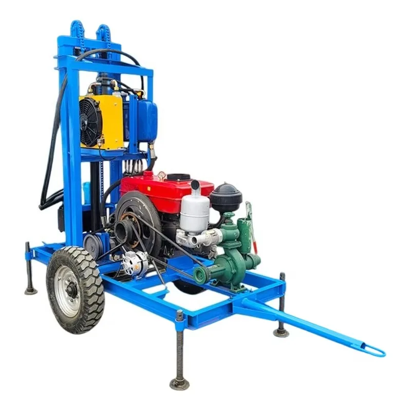 Kleine hydraulische waterputboorinstallatie voor thuisgebruik Landbouwgrondirrigatiemachine Diep