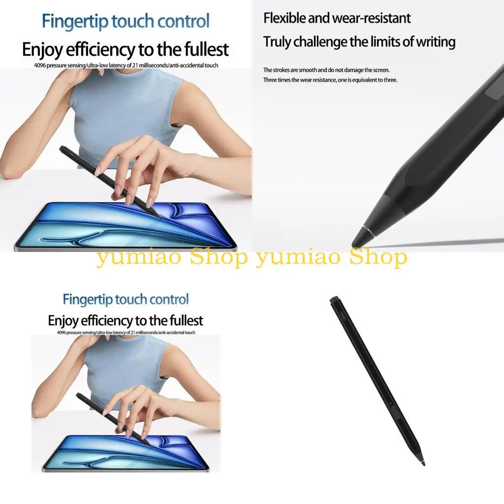 

587B Metal Pen With Tilt Recognition 60° Erasing MPP2.0 Standard For Laptop Tablets