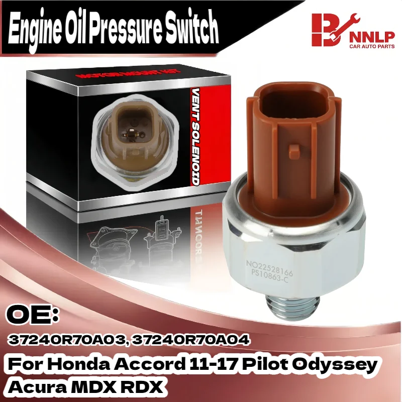 

Oil Pressure Switch Sensor for Honda Odyssey Passport Pilot 37240R70A03, 37240R70A04 37240R70A02
