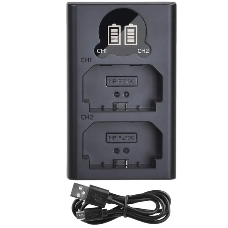 A7figured chargeur NP-FZ100 chargeur mural BC-QZ1 chargeur de voiture USB touristes chargeur USB triple chargeur de batterie pour Sony a7IV A7figured chargeur