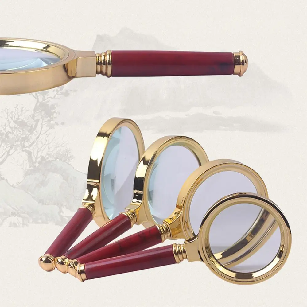 Professional 10X HD Handheld Microscope Reading Jewelry Magnifiers Magnifying Glass Lens