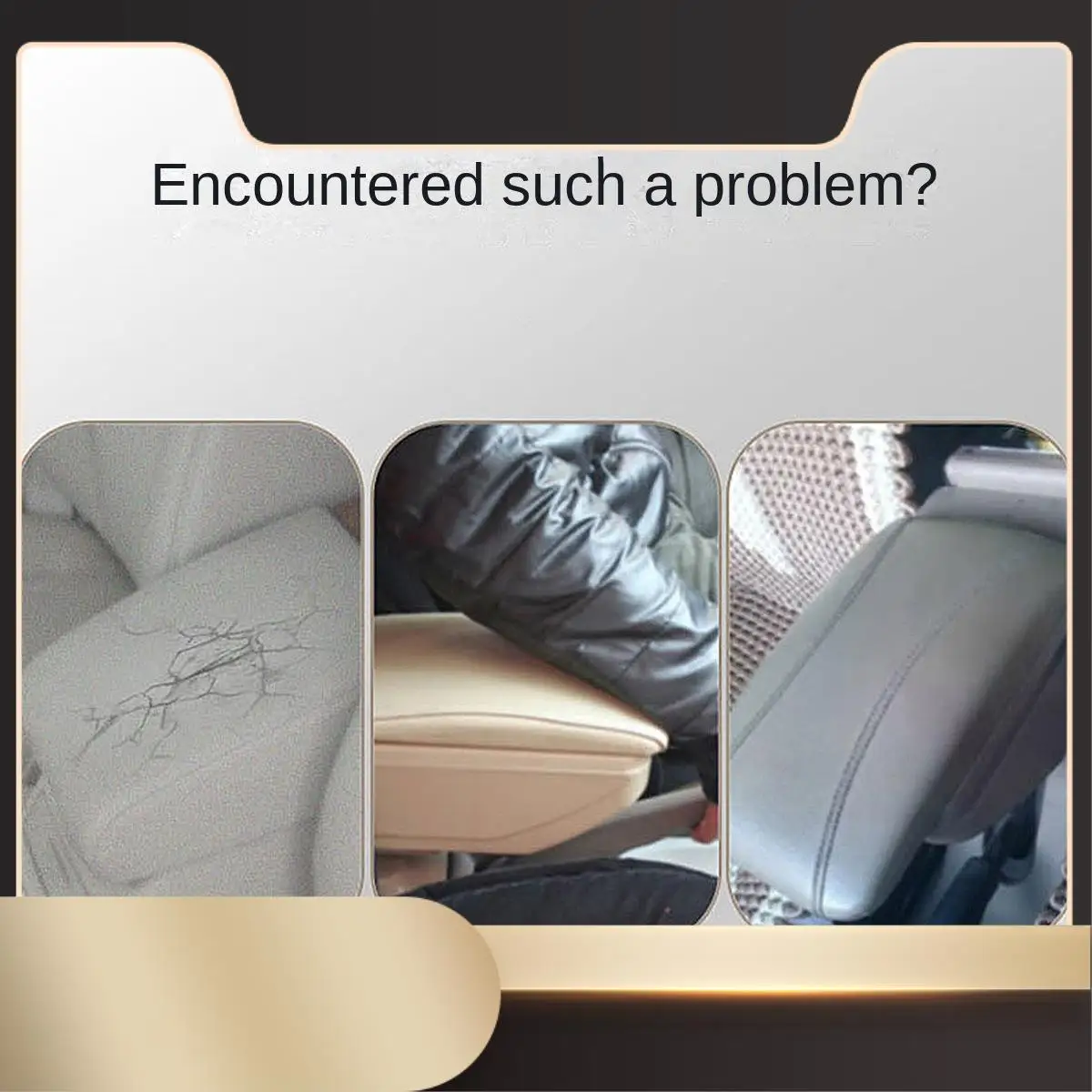 Car Accessories Car Microfiber Leather Console Armrest Panel Cover Protective Trim Fit For Jeep Grand Cherokee 11- 21 Beige