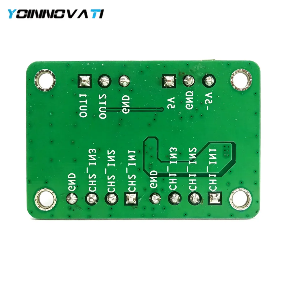 YT Dual‑Channel 3‑Input Inverting Summing Amplifier Module for Signal Conditioning & ADC Data Acquisition