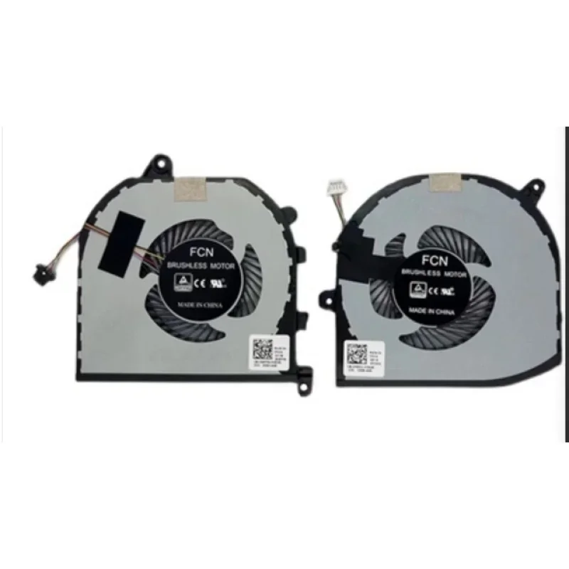 Nuevos ventiladores GPU de CPU para ordenador portátil para Dell Precision 5530 M5530 XPS 15 9570 ventilador de refrigeración 0MV340 XPS15 7590 008YY9 0TK9J1