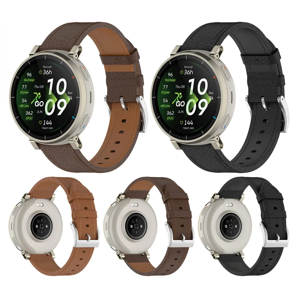 20mm 22mm Universal Watch Strap for COROS APEX 2 2Pro / PACE 2 / PACE 3 4 Textured leather Watch Band