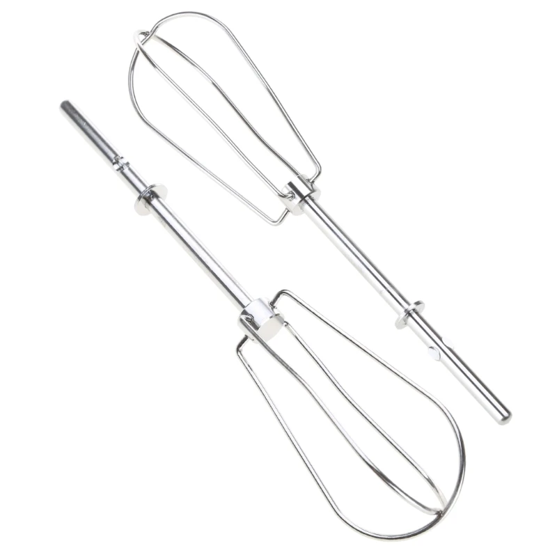 Set of 2 Electric Mixer Heads Handheld Egg Beater Heads Stainless Steel Egg Mixer Accessories Egg Beater Part Dropship