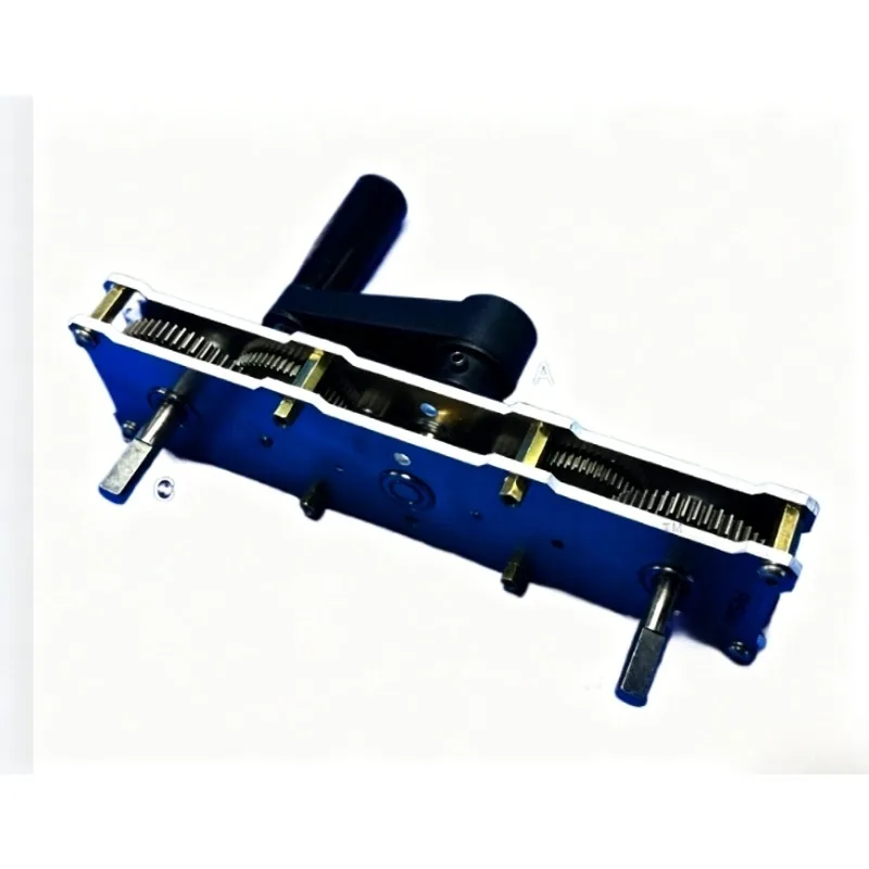 

28:1 Double-Shaft Reduction Gearbox with Crank Handle - Metal Gear Accessories