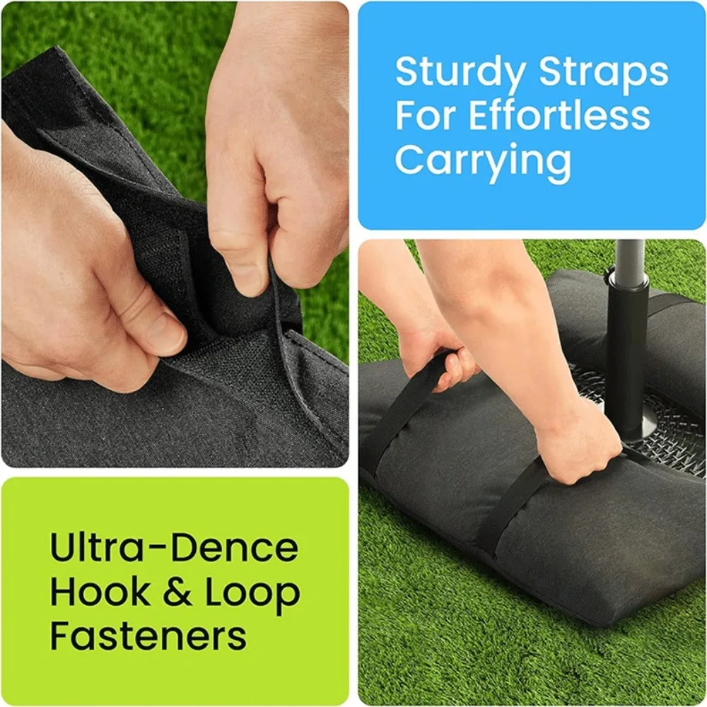 

Oxford Cloth Arched Sand Bags Weatherproof Tear Resistant Outdoor Furniture Weight Bags Fillable Umbrella Base Weights Outdoor