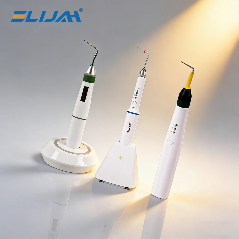 ELIJAH Dental 0.3S Rapid Heating Obturation System Pen Dentistry Gutta Percha Cutter with 2 Needles Endodontic Root Dentist Tool