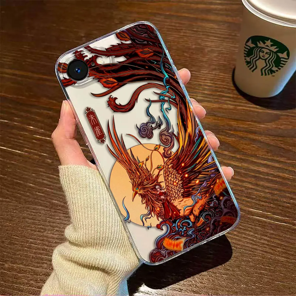 Dragon Caricature Phone Case For Infinix HOT ZERO 50 40i 40 30 30I 20 20I 20S 12 12I 11S PLAY TECNO SPARK 10 20 Clear Case Shell