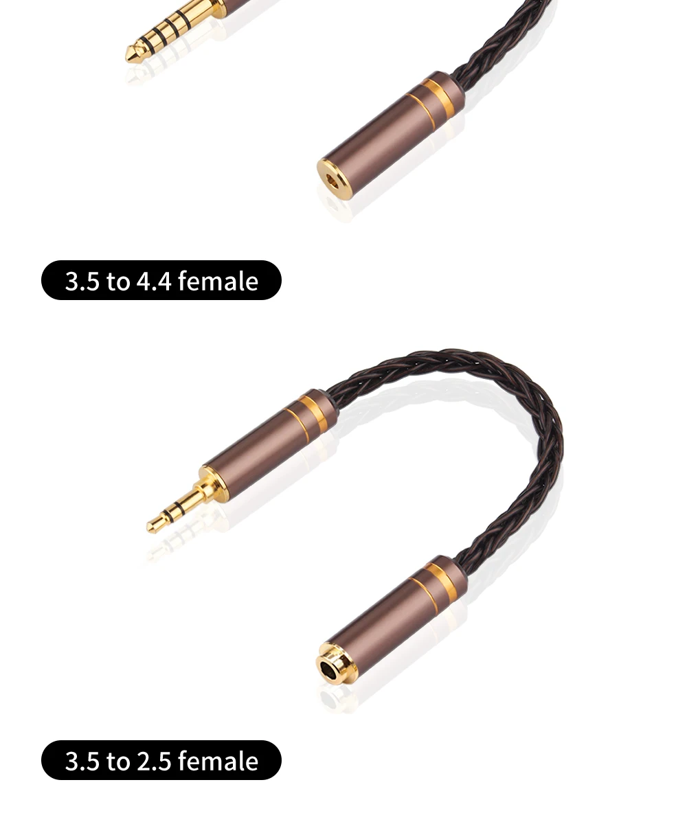 12-adriges 2.5/3.5/4,4mm Maleto 2.5/3.5/4,4mm symmetrisches Audio-Konvertierungs kabel Kopfhörer kabel für Audio-Kopfhörer verstärker – Detail 10