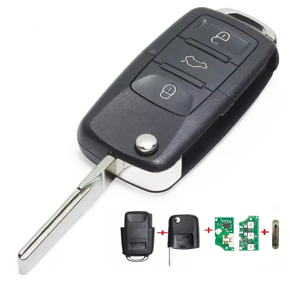 KEYECU 1K0 959 753 N Car Remote Key For 5FA009263-11 For Skoda Octavia Superb Yeti 2008 2009 2010 2011 2012 2013 1K0 959 753 G