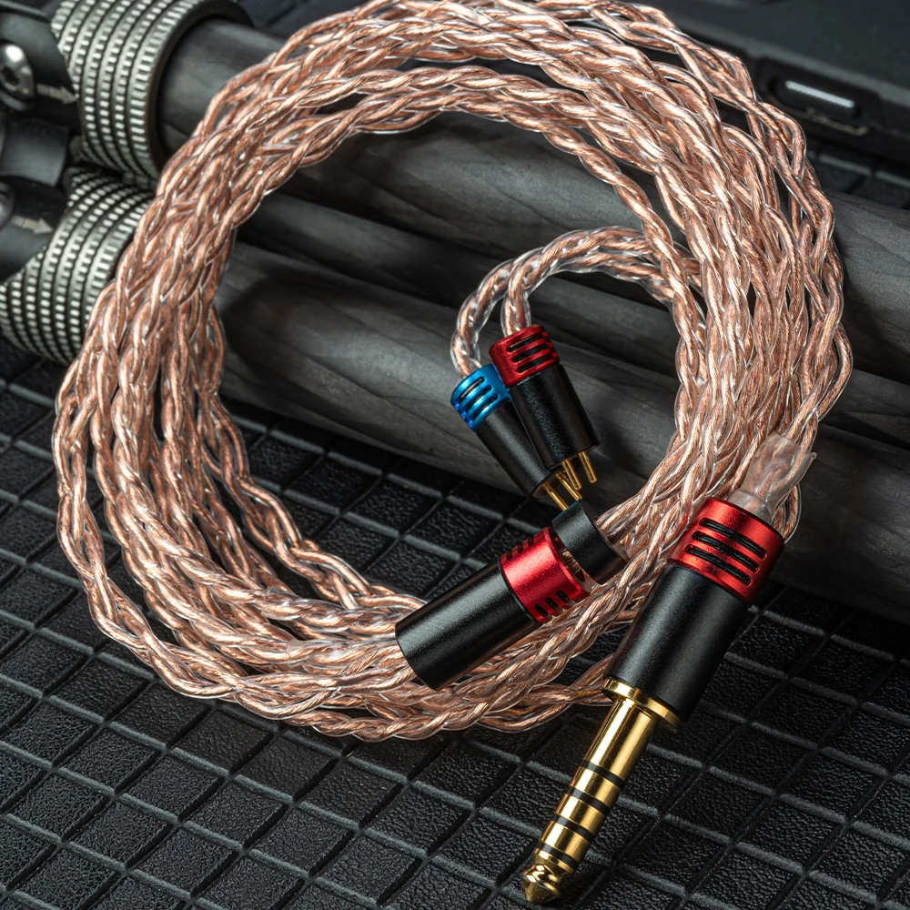 YONGSE Meteor 6N OOC Copper Upgrade Cable 3.5/2.5/4.4 Balanced Plug Options MMCX/2Pin/Qdc Connection Cost Effective