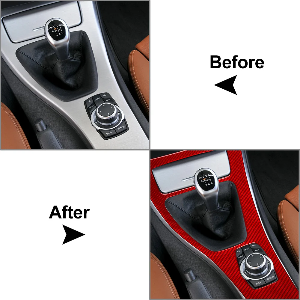 LHD Interior Gear Shift Panel Cover Trim For BMW 3 SeriesE90 E92 E93 2008 2009 2010 2011 2012