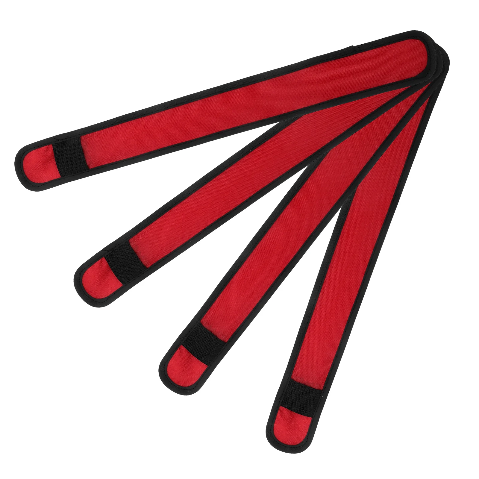 4 قطعة LED الحصان الساق الفرقة حزام الأمان الليلي وضوح عالية قابل للتعديل العصابات العاكسة ركوب الخيل للاستخدام في الهواء الطلق الخيول