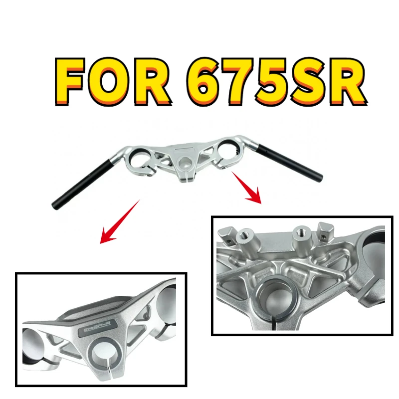 Handlebar Tube for Cfmoto 675sr-r Cf650-10 Steering Handlebar Upper Connecting Plate