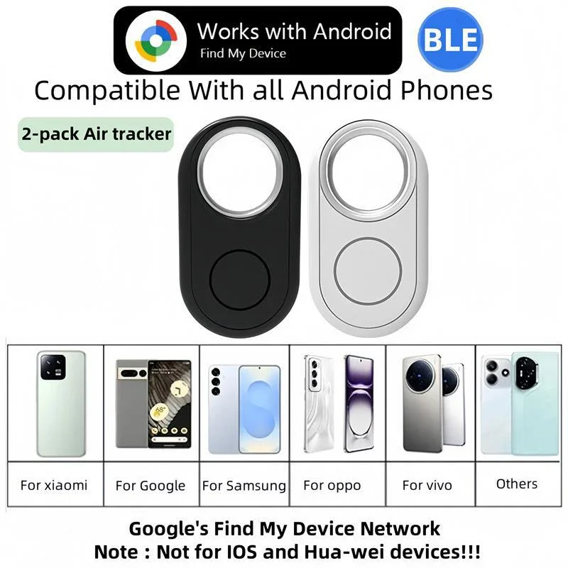 جهاز تعقب Xiaomi GPS لهواتف Samsung Android Google Find My Device Bluetooth Locator Finder Global Positioning Anti Lost Tag #2