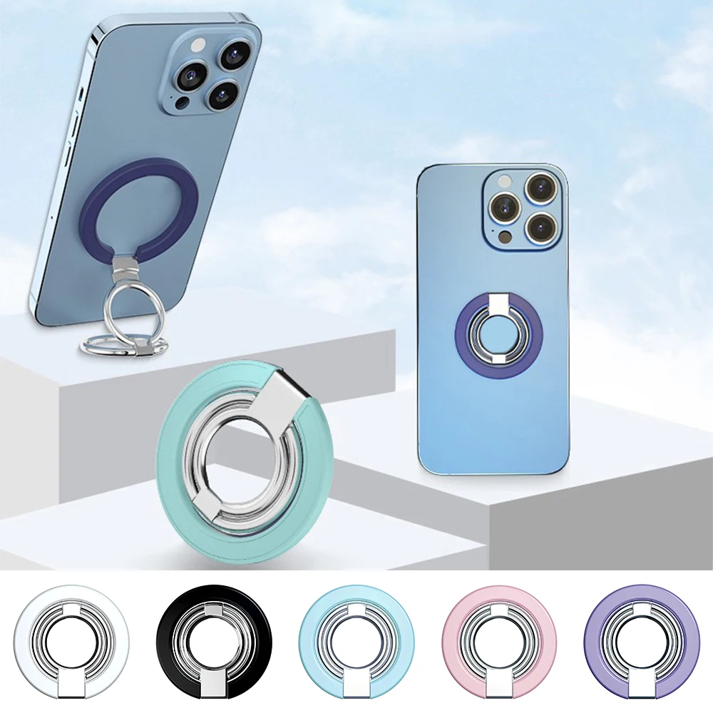 

For Magnetic 3 Sections Sense Of Design 1Pcs Ultra Light And Ultra Thin Strong Suction Rotating 360 Wall Stickers