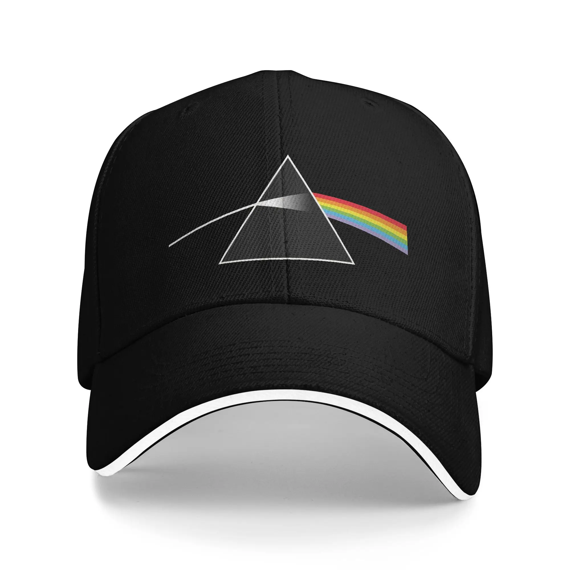 Band P-Pink Floyds Break Triangel Rainbow  Baseball Cap  Outdoor Sport Sun Visor Trucker Hat Unisex-Teens Cool Baseball Caps