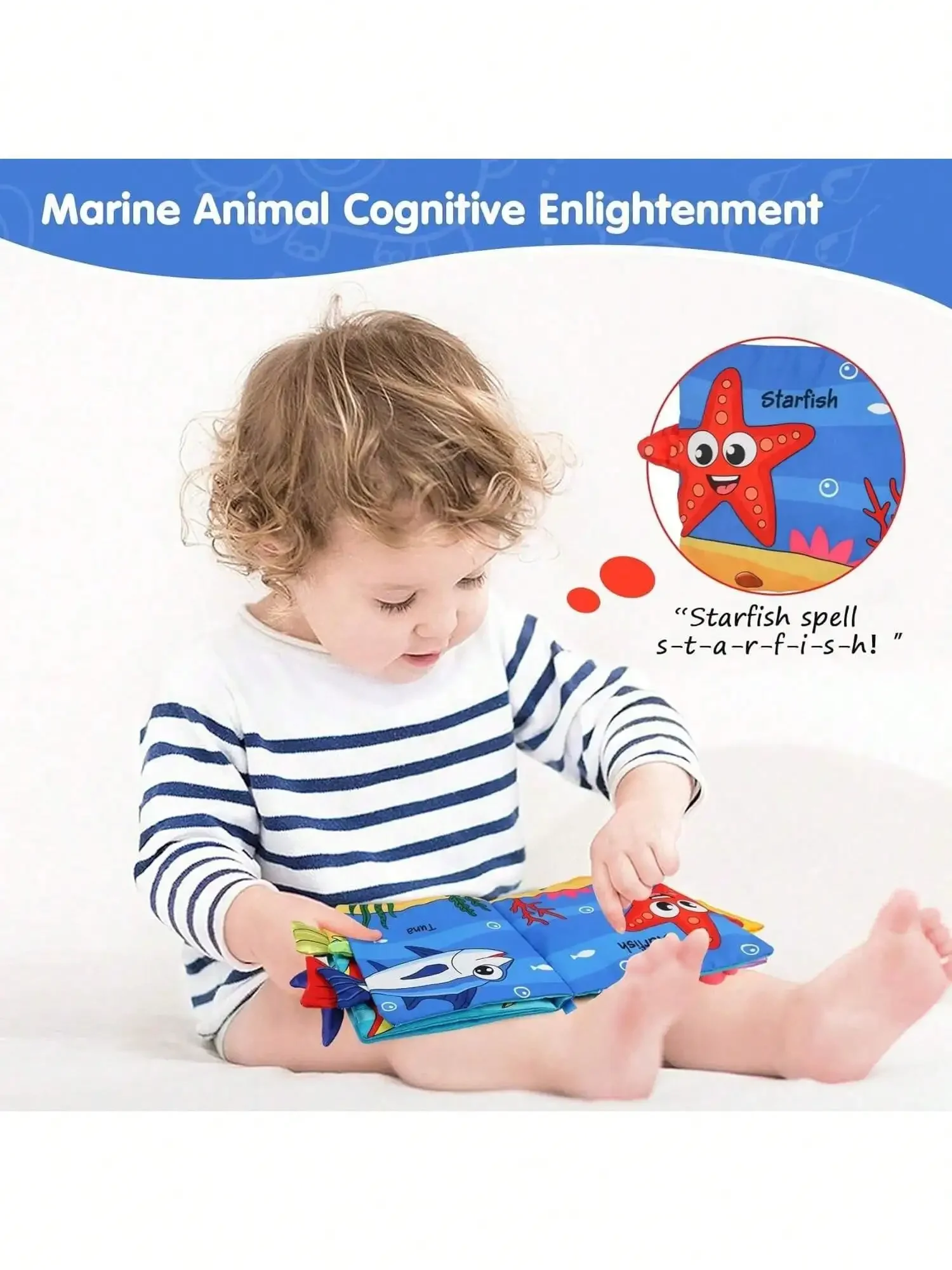 Libro de tela suave, juguetes para bebés, contraste alto, mejora la cognición colorida, desarrollo Visual, educación temprana, juguetes Montessori