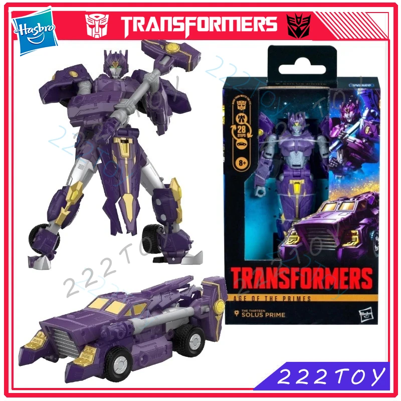 

New Hasbro Transformers Classic Toys Age Of The Primes Solus Prime Anime Model Action Figures Robot Toy Collect Hobbies Gifts