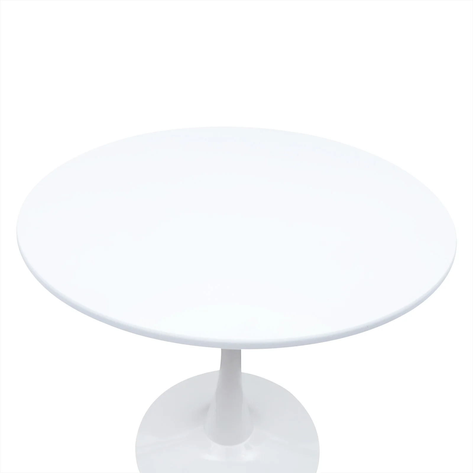 Simple Casual Dining Table, Restaurant Small Round Table, Home White Coffee Table, Negotiation Table, Milk Tea Shop Table