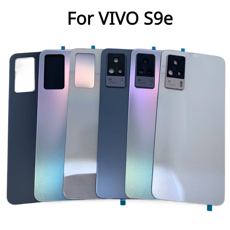 

Back Glass For VIVO S9e V2048A Back Battery Cover Door Housing Rear Case Repair Parts With Camera Lens