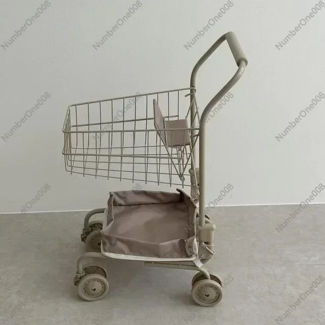 Shopping Cart Toy Baby Stroller Children's Role Play Play House Supermarket Shopping Trolley