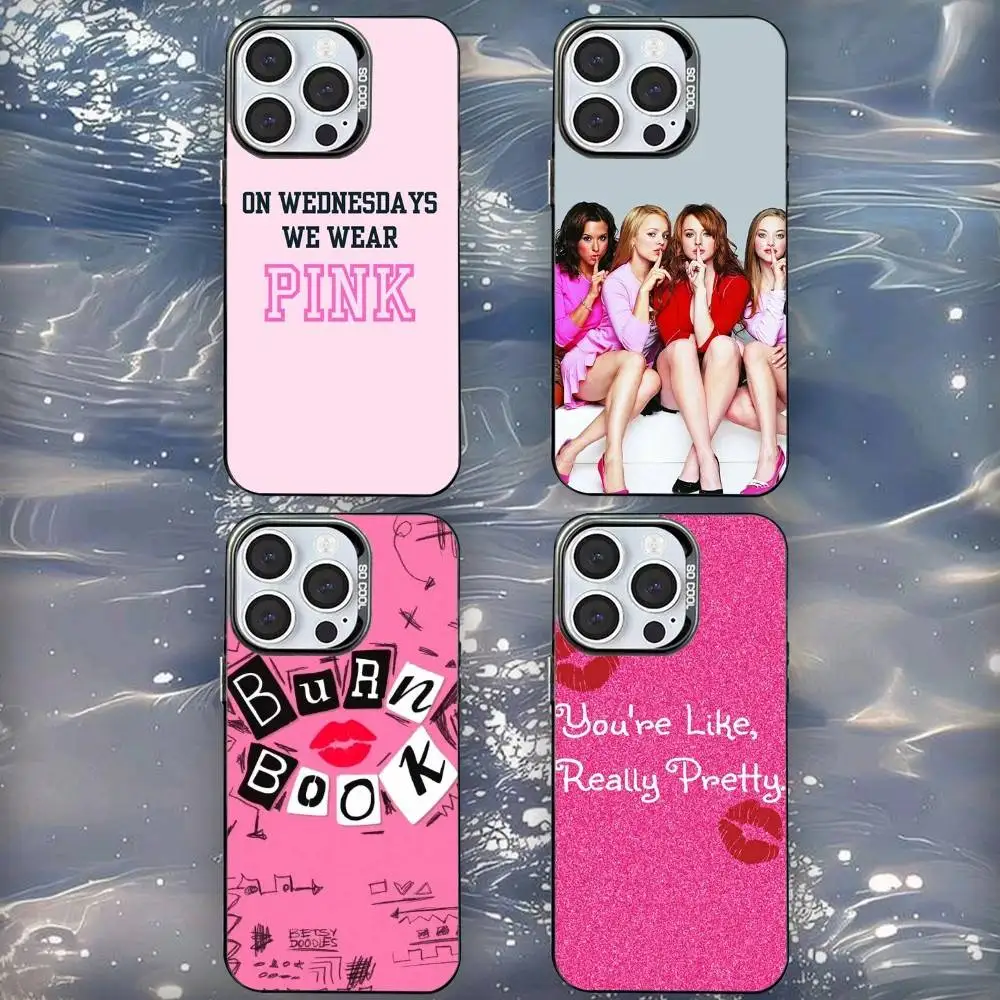 

M-Mean-ns TV Girls Phone Case For iPhone 16,15,14,13,12,11,Mini,Pro,SE,XS,MAX Black Matte Shockproof Cover