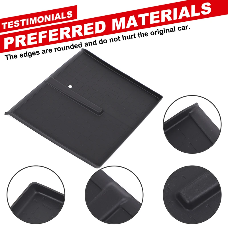For 2026+ RAV4/Wilanda black silicone anti-slip mat car wireless charging pad car interior wireless charging protective pad