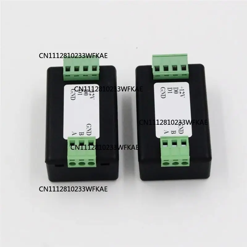 AA87 Wiegand Extender / Wiegand Signal Format To RS485 Converter Auto Recognizes All WG Formats Extend Up To 500M