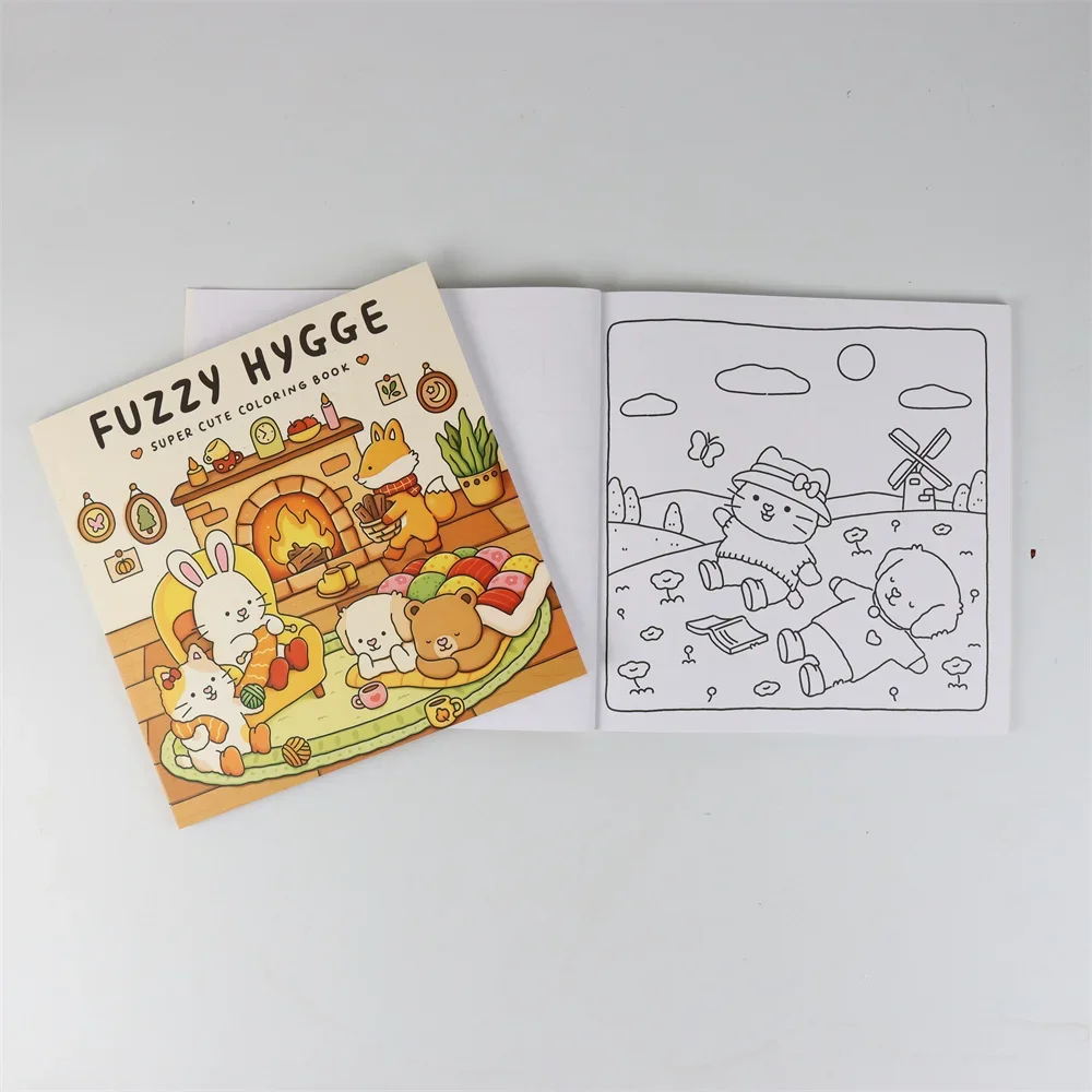 Coloring Book For Adults And Teens Halloween Theme Featuring Adorable Creepy Creatures In Cozy Moments For Relaxation Gift