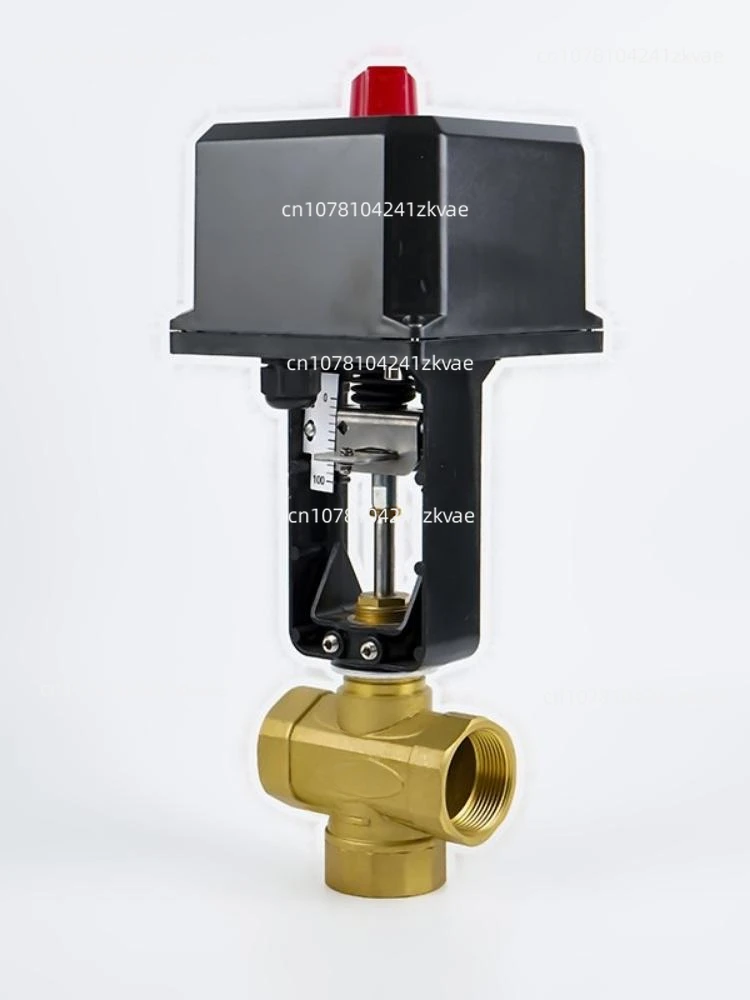 Intelligent Electric Control Valve with Manual Threaded Two-way Three-way Valve Mixed Water Temperature Combined Flow Separation