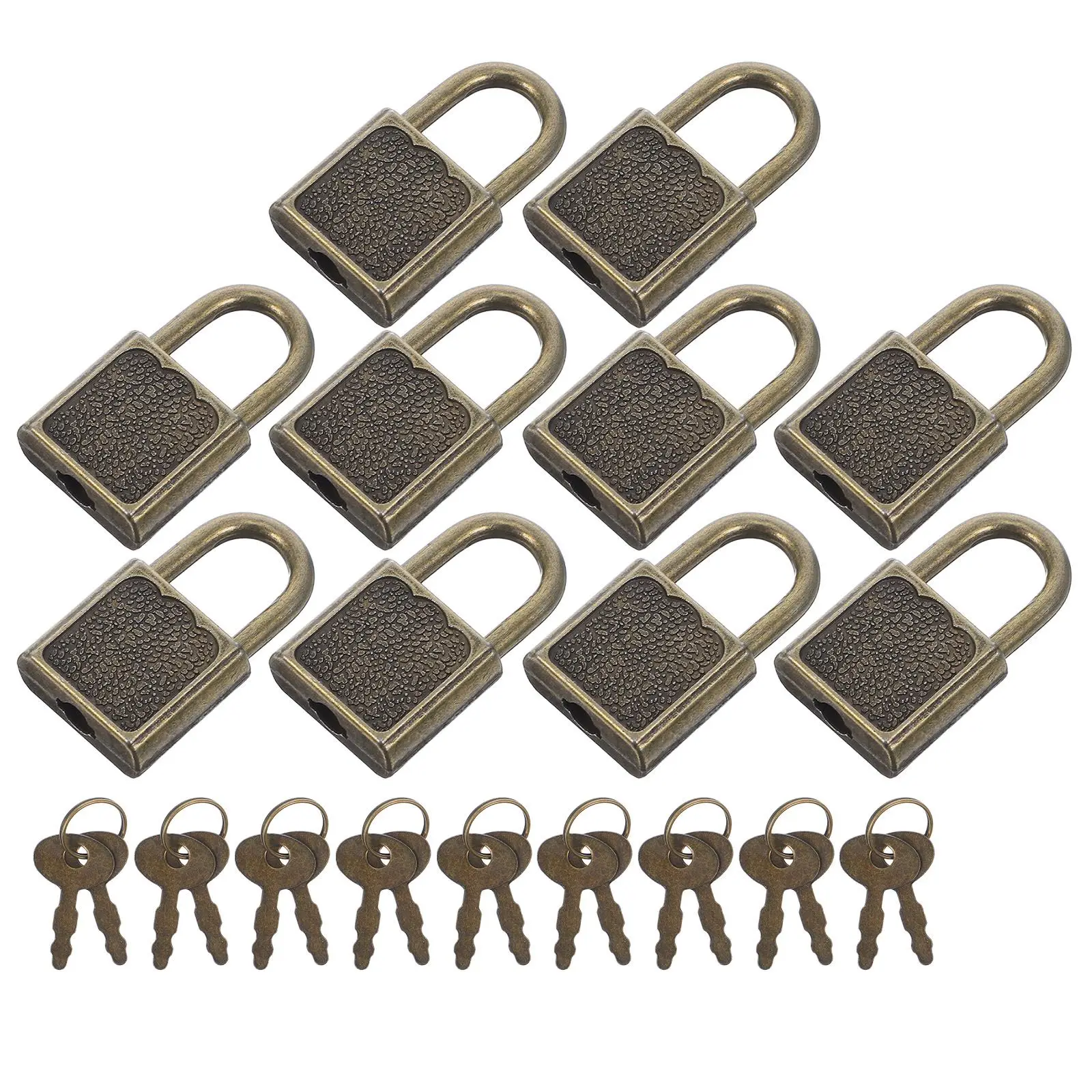 

Cabinet Door Security Padlock Mini Locks Keys Small Zinc Alloy Compact Size Diary Storage Locker Gym Luggage Window
