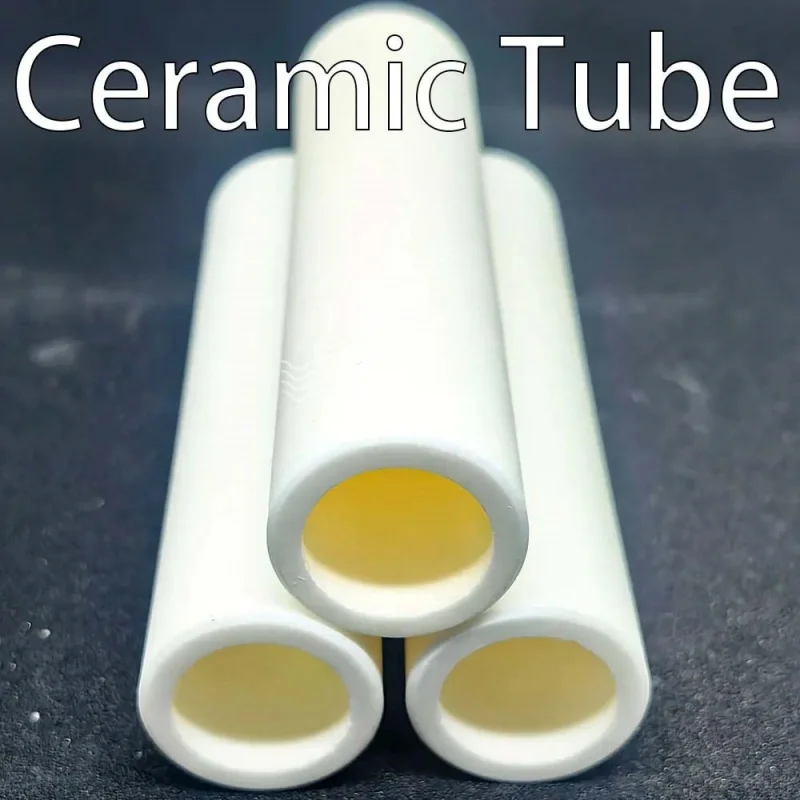 

1PC Single-Hole Alumina High-Alumina Insulating Ceramic Tube High-Temperature Corrosion Resistant Thermocouple Protection Tube